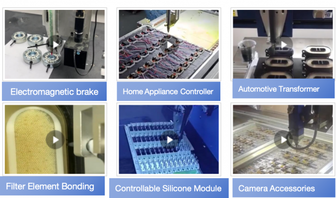 Высокая точность CCD Интеллектуальный компонент AB Автоматическая визуальная клеевая машина 2